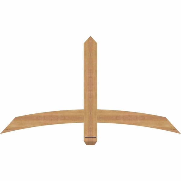 Ekena Millwork Bellingham Timber Gable Bracket, Western Red Cedar, 48"W x 26"H x 1 1/2"D x 3 1/2"F, 13/12 Pitch GBW048X26X0204BEL00SWR - main